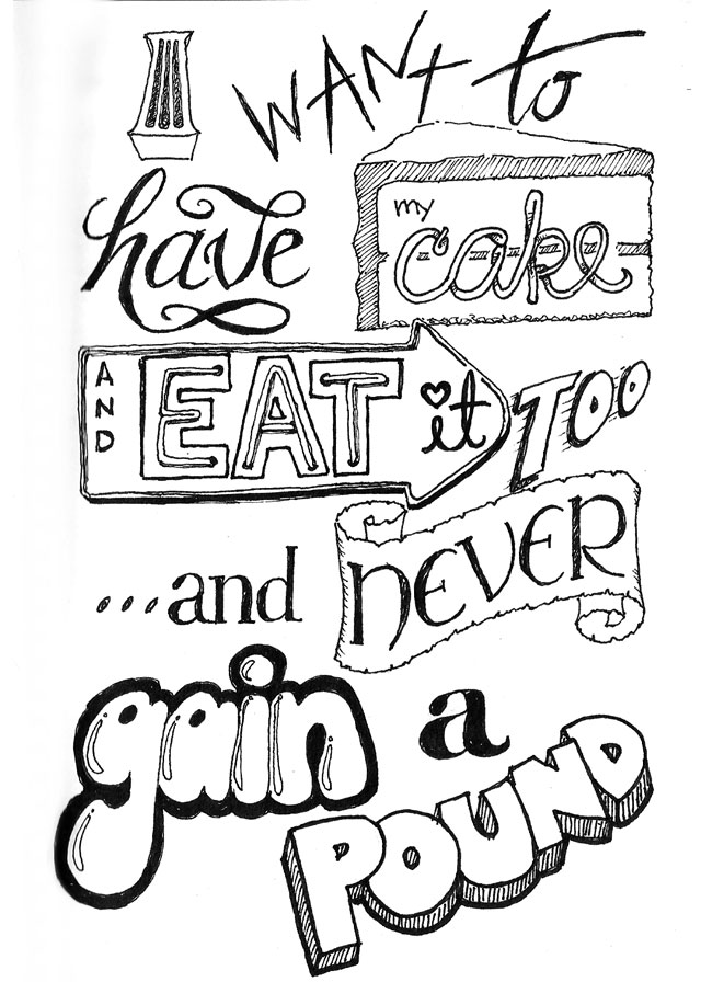 My favorite is yellow with chocolate frosting.